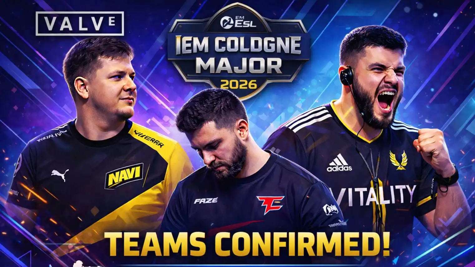 Valve Finalizes April VRS Update, Confirming Teams for IEM Cologne Major 2026
